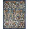 Nourison Home Allur ALR03 Navy Multicolor 7 ft. 10 in. X 9 ft. 10 in. Area Rug