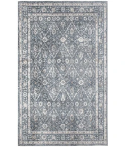 Nourison Home Astra Machine Washable ASW16 Dark Blue 5 ft. 3 in. X 7 ft. Area Rug