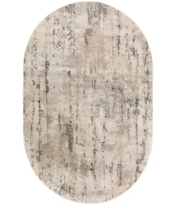 Nourison Home Quarry QUA01 Beige Grey 5 ft. X 8 ft. Oval Area Rug