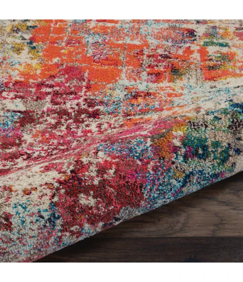 Nourison Celestial Area Rug CES13-Pink/Multicolor
