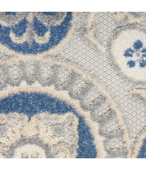 Nourison Aloha Area Rug ALH30 Blue/Grey