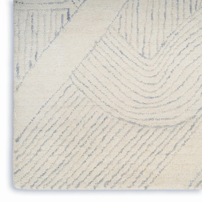 DKNY Pure Patterns Ivory Grey PRN01 5 ft. X 7 ft. Rect. Rug