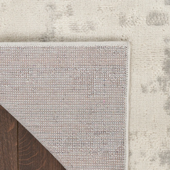 Nourison Quarry Cream Grey QUA01 8 ft. Rect. Rug