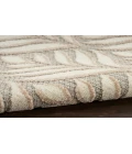 Nourison Aloha Ivory Grey ALH35 2 ft. 8 in. X 4 ft. Rectangle Rug