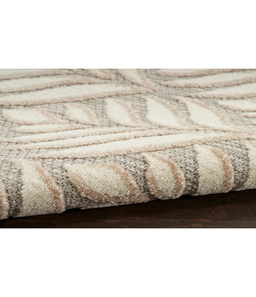 Nourison Aloha Ivory Grey ALH35 2 ft. 8 in. X 4 ft. Rectangle Rug