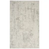 Nourison Home Quarry QUA01 Cream Grey 3 ft. 9 in. X 5 ft. 9 in. Area Rug