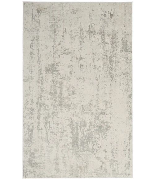 Nourison Quarry Cream Grey QUA01 4 ft. X 6 ft. Rect. Rug