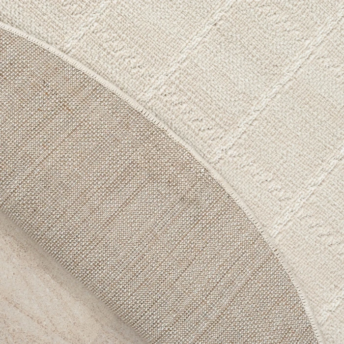 Nourison Serenity Home Ivory Cream SRH05 8 ft. X Round Rug