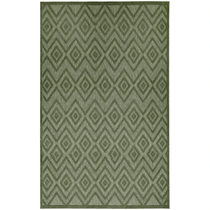Nourison Versatile Green NRV01 8 ft. X 10 ft. Rectangle Rug