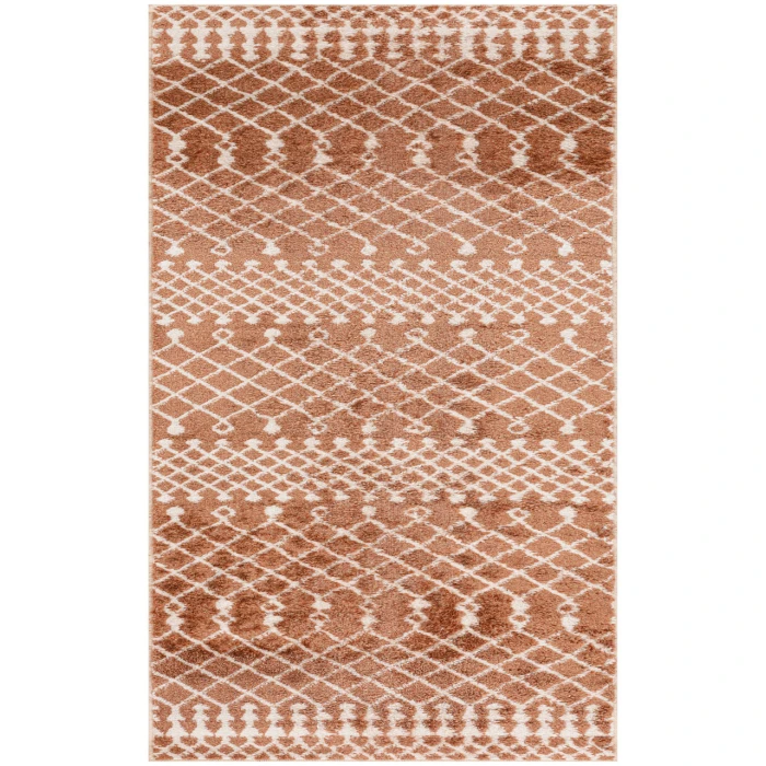 Nourison Astra Machine Washable Copper ASW10 2 ft. 2 in. X 8 ft. Rectangle Rug