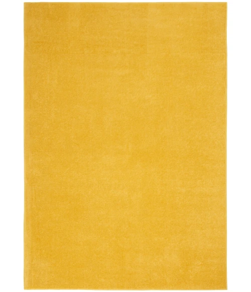 Nourison Essentials Yellow Area Rug NRE01-Yellow