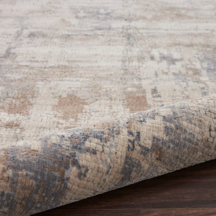 Nourison Rustic Textures Beige Grey RUS06 6 ft. X 9 ft. Rect. Rug