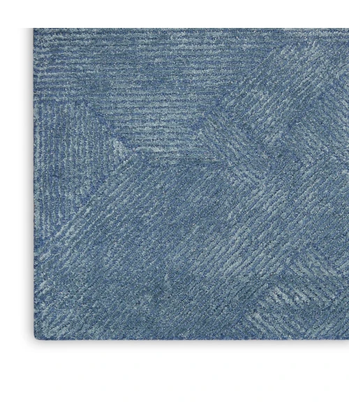Michael Amini Ma30 Star Area Rug SMR01 Blue 4' x 6'