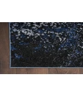 Nourison Passion Light Blue Black PSN10 6 ft. X 9 ft. Rectangle Rug