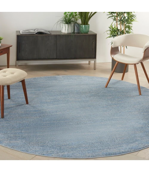 Nourison Essentials Area Rug NRE01-Blue/Grey