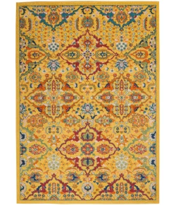 Nourison Home Allur ALR03 Yellow Multicolor 6 ft. X 9 ft. Area Rug