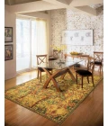 Nourison Home Timeless Green TML02 5ft.6in. x 8ft. Rect. Rug