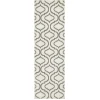 Nourison Jubilant Ivory Green JUB19 2ft.3in. x 7ft.3in. Rect. Rug