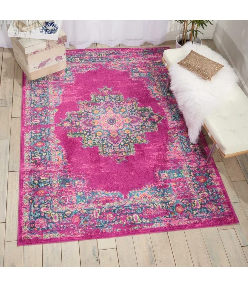 Nourison Passion Area Rug PSN03-Fuchsia