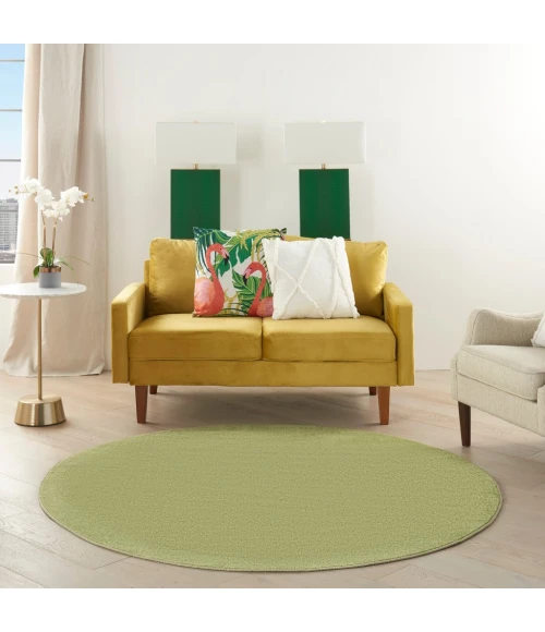 Nourison Essentials Green Area Rug NRE01-Green