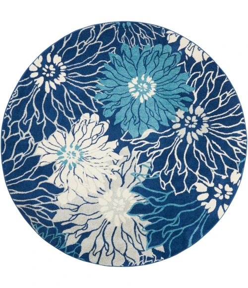 Nourison Passion Area Rug PSN17-Navy/Ivory