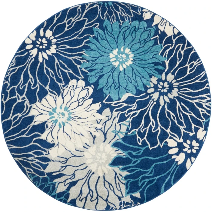 Nourison Passion Area Rug PSN17-Navy/Ivory
