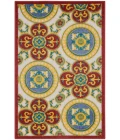 Nourison Aloha Area Rug ALH30 Red/Multi