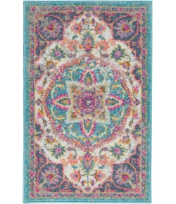 Nourison Home Passion PSN22 Ivory Multicolor 1 ft. 10 in. X 2 ft. 10 in. Area Rug