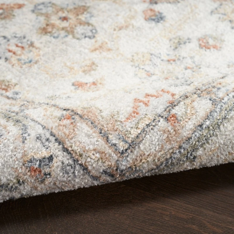 Nourison Astra Machine Washable Area Rug ASW11 Grey/Multi