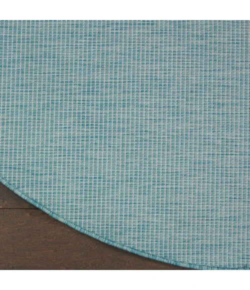 Nourison Positano Round Area Rug POS01-Aqua