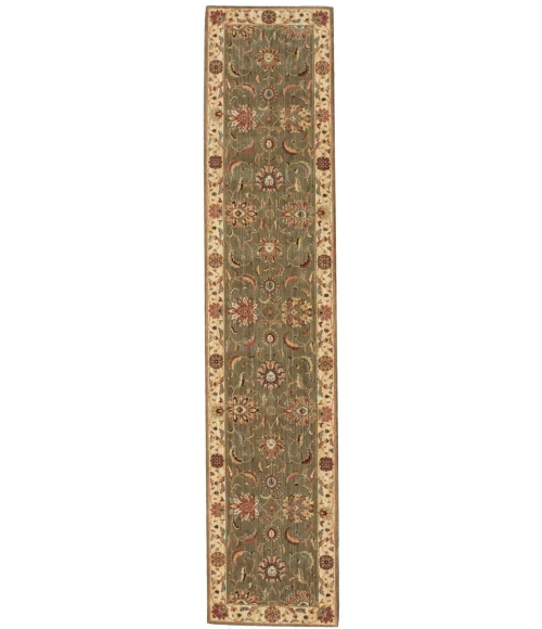 Nourison Living Treasures Runner Area Rug LI04-Green
