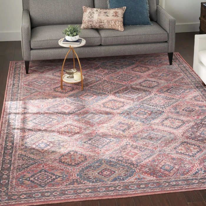 Nicole Curtis Machine Washable Series 1 Area Rug SR103 Multicolor 9' x 12'