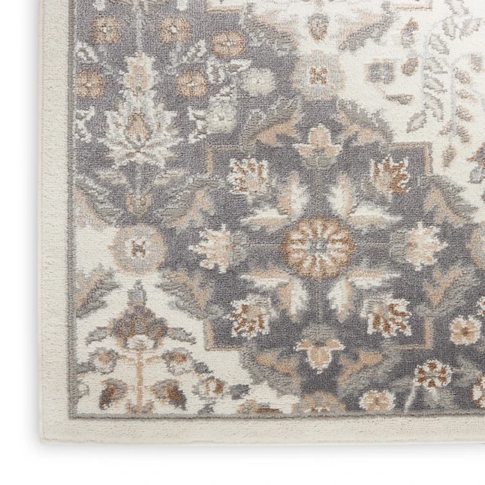 Nourison Elation Area Rug ETN08-Ivory Grey