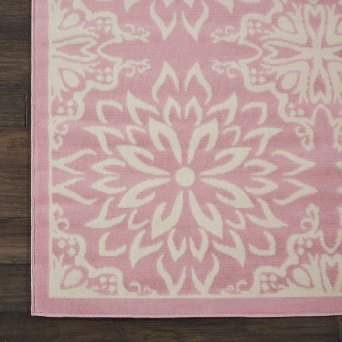 Nourison Jubilant Area Rug JUB06-Ivory/Pink