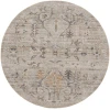 Nourison Home Lynx LNX02 Ivory Taupe 7 ft. 10 in. Round Area Rug