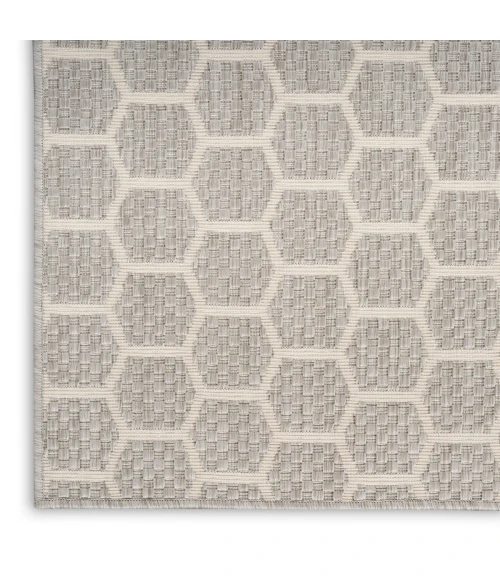 Nourison Twist Reversible Grey TWS01 6 ft. Rect. Rug
