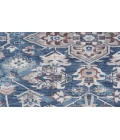 Nicole Curtis Machine Washable Series 1 Navy Ivory SR104 7 ft. 10 in. Round Rug