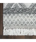 Nicole Curtis Machine Washable Series 3 Area Rug SR301 Black 4' x 6'