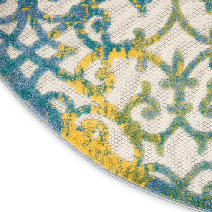Nourison Aloha Area Rug ALH21-Ivory Blue
