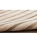 Nourison Astra Machine Washable Latte ASW03 6 ft. 7 in. X 9 ft. Rectangle Rug
