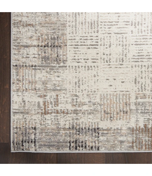 Nourison Elation Area Rug ETN05 Ivory Grey 7'10" x 9'10"