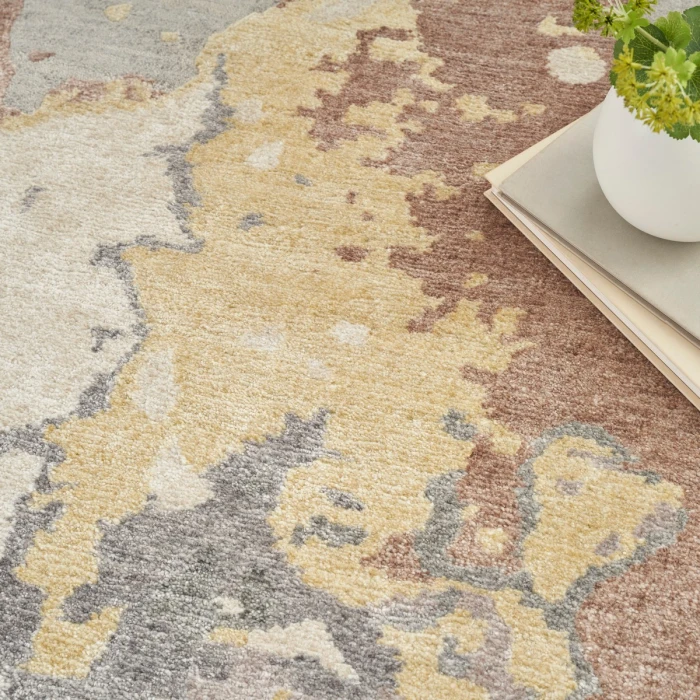 Nourison Silk Shadows Silver SHA20 10 ft. X 14 ft. Rect. Rug