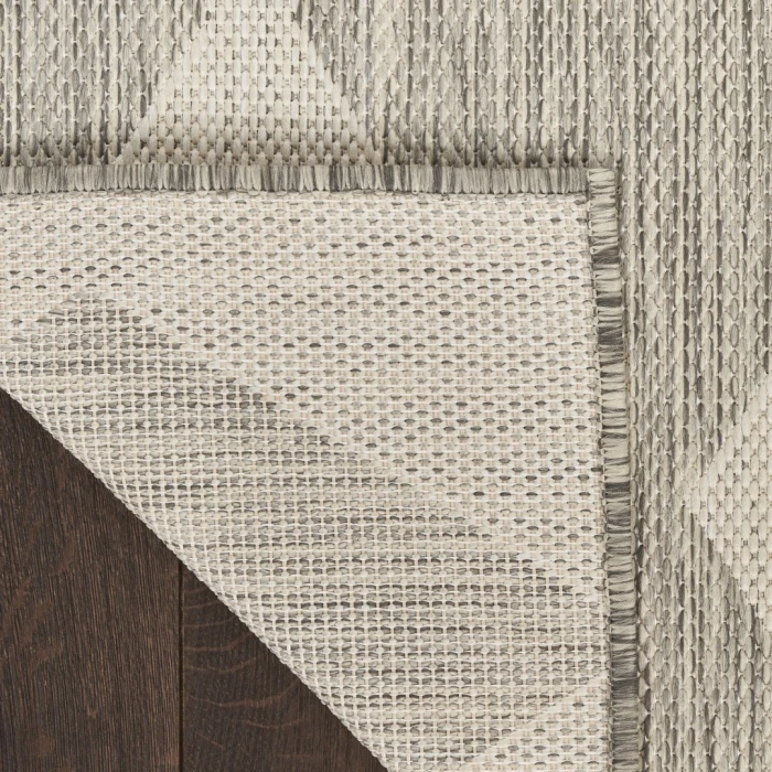 Nourison Positano Light Grey POS04 10ft. x 14ft. Rect. Rug