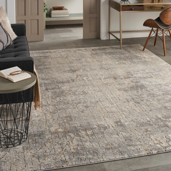 Nourison Quarry Beige Grey QUA03 8 ft. X 10 ft. Rect. Rug