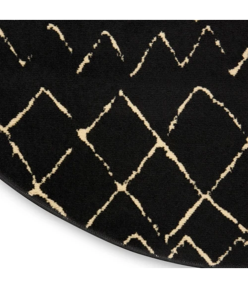 Nourison Grafix Area Rug GRF04-Black