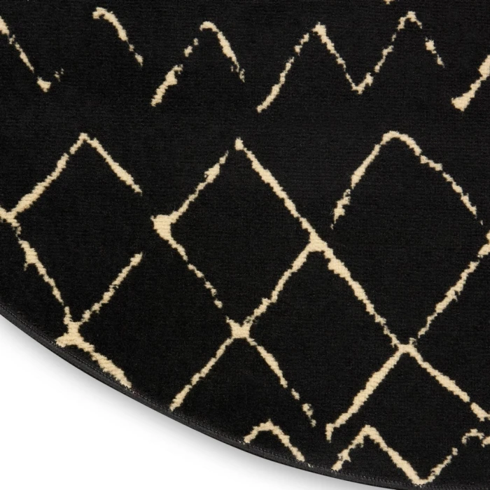 Nourison Grafix Area Rug GRF04-Black