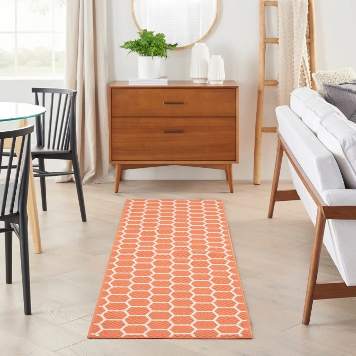 Nourison Twist Reversible Coral TWS01 8 ft. Rect. Rug