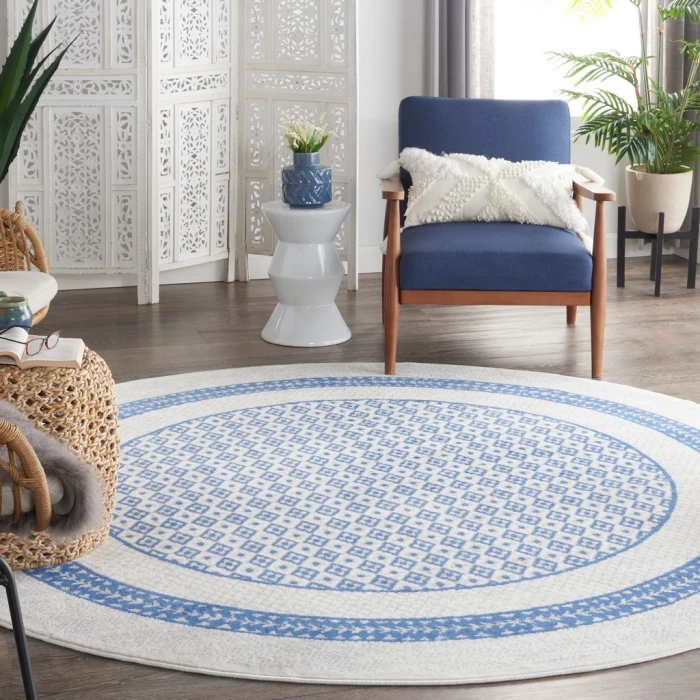 Nourison Whimsicle Area Rug WHS13-Ivory Blue