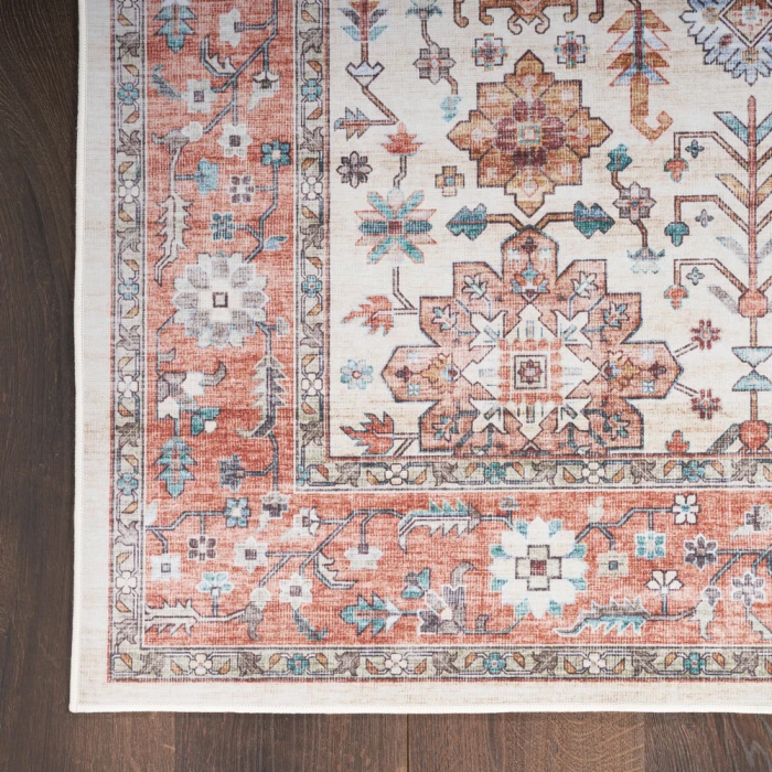 Nourison Fulton Area Rug FUL12 Beige Multicolor