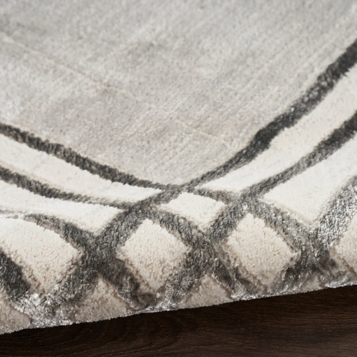 Nourison Desire Area Rug DSR01 Grey Silver